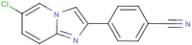 4-(6-Chloroimidazo[1,2-a]pyridin-2-yl)benzonitrile