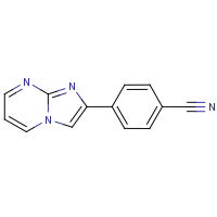 4-Imidazo[1,2-a]pyrimidin-2-ylbenzonitrile