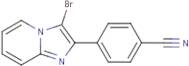 4-(3-Bromoimidazo[1,2-a]pyridin-2-yl)benzonitrile
