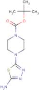 tert-Butyl 4-(5-amino-1,3,4-thiadiazol-2-yl)piperazine-1-carboxylate