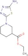 Ethyl 1-(5-amino-1,3,4-thiadiazol-2-yl)piperidine-3-carboxylate