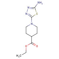 Ethyl 1-(5-amino-1,3,4-thiadiazol-2-yl)piperidine-4-carboxylate