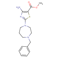 Methyl 4-amino-2-(4-benzyl-1,4-diazepan-1-yl)-1,3-thiazole-5-carboxylate