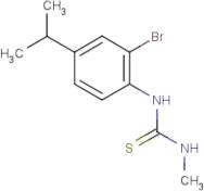 N-(2-Bromo-4-isopropylphenyl)-N'-methylthiourea