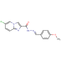 6-Chloro-N'-[(4-methoxyphenyl)methylene]imidazo[1,2-a]pyridine-2-carbohydrazide