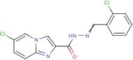 6-Chloro-N'-[(2-chlorophenyl)methylene]imidazo[1,2-a]pyridine-2-carbohydrazide