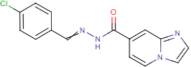 N'-[(4-Chlorophenyl)methylene]imidazo[1,2-a]pyridine-7-carbohydrazide