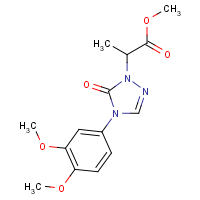 Methyl 2-[4-(3,4-dimethoxyphenyl)-5-oxo-4,5-dihydro-1H-1,2,4-triazol-1-yl]propanoate