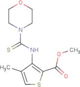 Methyl 4-methyl-3-[(morpholin-4-ylcarbonothioyl)amino]thiophene-2-carboxylate