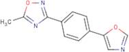 5-Methyl-3-[4-(1,3-oxazol-5-yl)phenyl]-1,2,4-oxadiazole