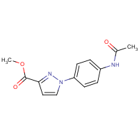 Methyl 1-[4-(acetylamino)phenyl]-1H-pyrazole-3-carboxylate