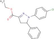 Ethyl 1-(4-chlorophenyl)-5-phenyl-4,5-dihydro-1H-pyrazole-3-carboxylate