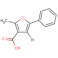 4-Bromo-2-methyl-5-phenyl-3-furoic acid