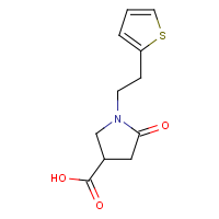 5-Oxo-1-(2-thien-2-ylethyl)pyrrolidine-3-carboxylic acid