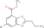 Methyl 5-bromo-2-propyl-1,3-benzoxazole-7-carboxylate