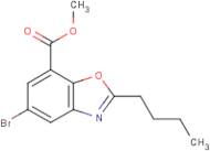 Methyl 5-bromo-2-butyl-1,3-benzoxazole-7-carboxylate