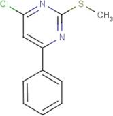 4-Chloro-2-methylsulfanyl-6-phenylpyrimidine