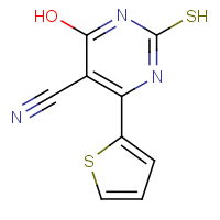 4-Hydroxy-2-mercapto-6-thien-2-ylpyrimidine-5-carbonitrile