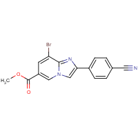 Methyl 8-bromo-2-(4-cyanophenyl)imidazo[1,2-a]pyridine-6-carboxylate