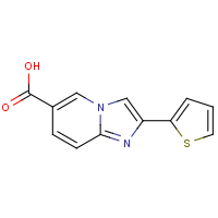 2-Thien-2-ylimidazo[1,2-a]pyridine-6-carboxylic acid