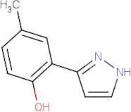 4-Methyl-2-(1H-pyrazol-3-yl)phenol