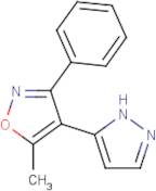 5-Methyl-3-phenyl-4-(1H-pyrazol-5-yl)isoxazole