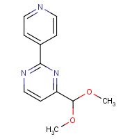 4-(Dimethoxymethyl)-2-pyridin-4-ylpyrimidine