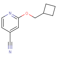 2-(Cyclobutylmethoxy)isonicotinonitrile