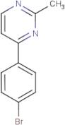 4-(4-Bromophenyl)-2-methylpyrimidine