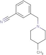 3-[(4-Methylpiperidin-1-yl)methyl]benzonitrile