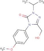 5-(Hydroxymethyl)-4-(4-methoxyphenyl)-2-(propan-2-yl)-2,4-dihydro-3H-1,2,4-triazol-3-one