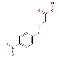 Methyl 3-(4-nitrophenyl)sulfanylpropanoate