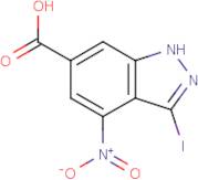 3-Iodo-4-nitro-1H-indazole-6-carboxylic acid