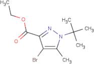 Ethyl 4-bromo-1-tert-butyl-5-methyl-1H-pyrazole-3-carboxylate