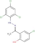 1-(5-Chloro-2-hydroxyphenyl)ethanone (2,4,6-trichlorophenyl)hydrazone