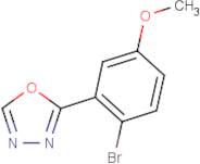 2-(2-Bromo-5-methoxyphenyl)-1,3,4-oxadiazole