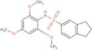 N-(2,4,6-Trimethoxyphenyl)indane-5-sulfonamide