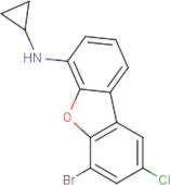 N-(6-Bromo-8-chlorodibenzo[b,d]furan-4-yl)-N-cyclopropylamine