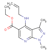 Ethyl 4-(allylamino)-1,3-dimethyl-1H-pyrazolo[3,4-b]pyridine-5-carboxylate