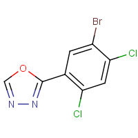 2-(5-Bromo-2,4-dichlorophenyl)-1,3,4-oxadiazole