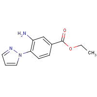 Ethyl 3-amino-4-(1H-pyrazol-1-yl)benzoate