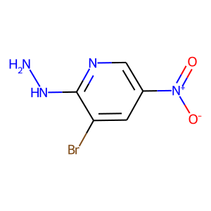 3-Bromo-2-hydrazino-5-nitropyridine