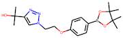 4-{2-[4-(2-Hydroxypropan-2-yl)-1,2,3-triazol-1-yl]ethoxy}benzeneboronic acid, pinacol ester