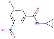 3-Bromo-N-cyclopropyl-5-nitrobenzamide