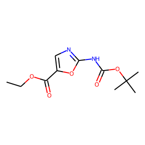 Ethyl 2-amino-1,3-oxazole-5-carboxylate, N-BOC protected