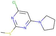 4-Chloro-2-(methylthio)-6-(pyrrolidin-1-yl)pyrimidine