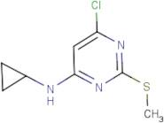 6-Chloro-N-cyclopropyl-2-(methylsulphanyl)pyrimidin-4-amine