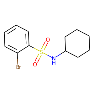 2-Bromo-N-cyclohexylbenzenesulphonamide