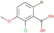 6-Bromo-2-chloro-3-methoxybenzeneboronic acid