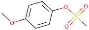 4-Methoxyphenyl methylsulphonate